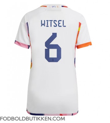 Belgien Axel Witsel #6 Udebanetrøje Dame VM 2022 Kortærmet